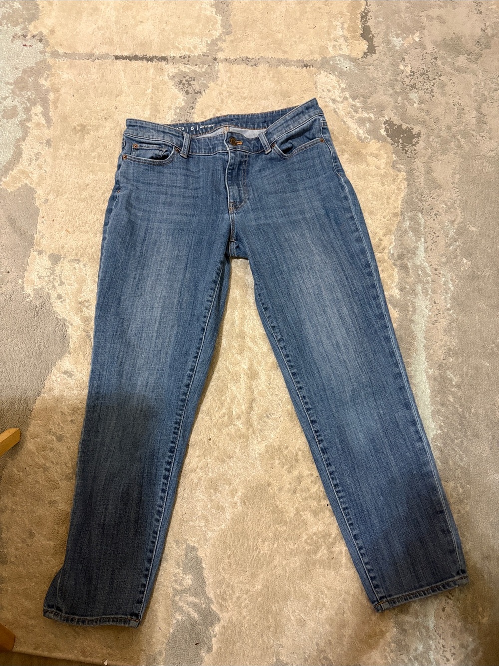 Talbots Midwash Blue Straight-Leg Women's Jeans